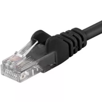 PremiumCord Patch kábel UTP RJ45-RJ45 CAT6 2m fekete