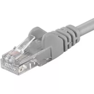 PremiumCord Patch kábel UTP RJ45-RJ45 CAT6 5m szürke