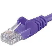 PremiumCord patch kábel UTP RJ45-RJ45 CAT6 7m lila