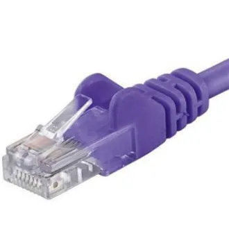 PremiumCord Patch kábel UTP RJ45-RJ45 CAT6 10m lila
