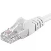 PremiumCord Patch kábel UTP RJ45-RJ45 CAT6 10m fehér