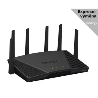 Synology RT6600ax MESH WiFi6 router (AX6000, 2, 4GHz/5GHz, 3xGbELAN, 1x2, 5GbELAN, 1xGbEWAN, 1xUSB3.2) Synology RT6600ax MESH WiFi6 router (AX6000, 2, 4GHz/5GHz, 3xGbELAN, 1x2, 5GbELAN, 1xGbEWAN, 1xUSB3.2)