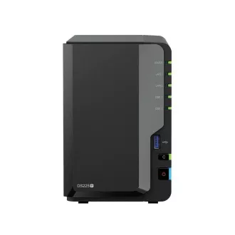 Synology DS225  DiskStation (4C/CeleronJ4125/2, 0-2, 7GHz/2GBRAM/2xSATA/2xUSB3.2Gen1/1x2, 5GbE/1xGbE)