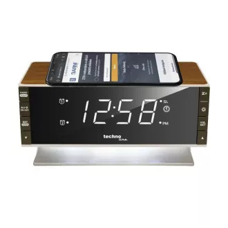 TechnoLine WT 487 rádiós ébresztőóra vezeték nélküli töltéssel TechnoLine WT 487 rádiós ébresztőóra vezeték nélküli töltéssel
