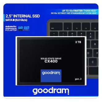 GOODRAM SSD CX400 Gen.2 2TB, SATA III, 2,5