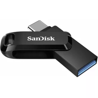 SanDisk Flash Drive 256 GB Ultra Dual Drive Go, USB-C 3.2, fekete