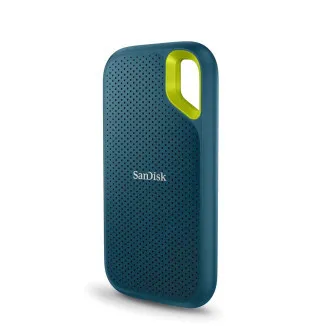 SanDisk 1 TB-os Extreme Portable külső SSD (R1050 / W1000 MB/s), USB 3.2, világoskék SanDisk 1 TB-os Extreme Portable külső SSD (R1050 / W1000 MB/s), USB 3.2, világoskék