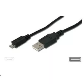 PREMIUMCORD USB 2.0 A - Micro B kábel 1m