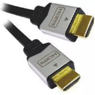 PREMIUMCORD kábel HDMI A - HDMI A M/M 2m aranyozott és fém HQ csatlakozók, 4K
