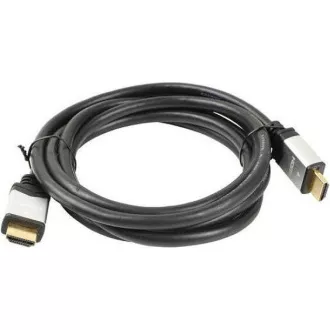 PREMIUMCORD kábel HDMI A - HDMI A M/M 2m aranyozott és fém HQ csatlakozók, 4K