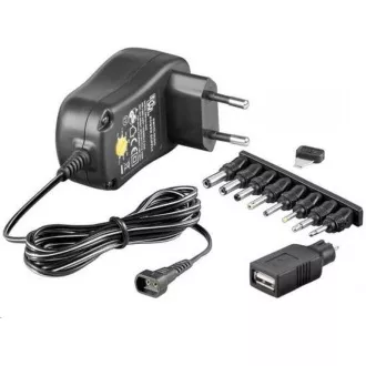 Goobay univerzális hálózati adapter 230V / 3-12V DC 1500mA Goobay univerzális hálózati adapter 230V / 3-12V DC 1500mA
