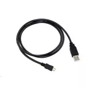 C-TECH USB 2.0 AM/Micro kábel, 2m, fekete