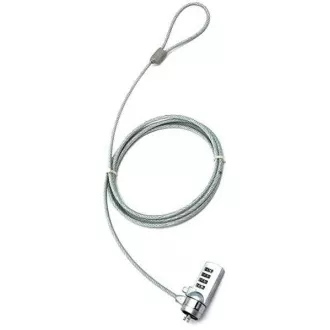 PREMIUMCORD Biztonsági zár NTB 1, 8m Kensington Lock-hez (4 számjegyű kód, acélkábel) PREMIUMCORD Biztonsági zár NTB 1, 8m Kensington Lock-hez (4 számjegyű kód, acélkábel)