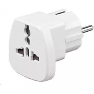 Goobay Univerzális utazási adapter külföldi készülékekhez a CZ IEC 320 C13 aljzathoz Goobay Univerzális utazási adapter külföldi készülékekhez a CZ IEC 320 C13 aljzathoz