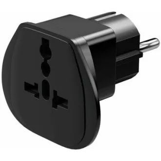 Goobay Univerzális utazási adapter külföldi készülékekhez a CZ IEC 320 C13 aljzathoz Goobay Univerzális utazási adapter külföldi készülékekhez a CZ IEC 320 C13 aljzathoz