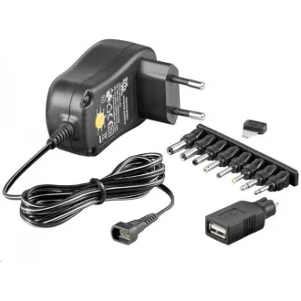 Goobay Univerzális hálózati adapter 230V / 3-12V DC 300mA