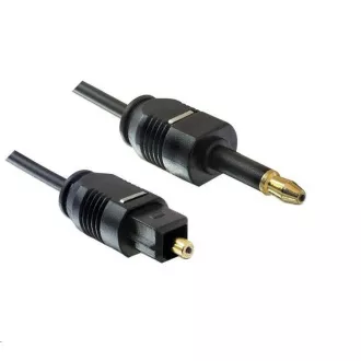 PREMIUMCORD kábel 3, 5mm mini Toslink - Toslink, OD:2.2mm, hossza 2m PREMIUMCORD kábel 3, 5mm mini Toslink - Toslink, OD:2.2mm, hossza 2m