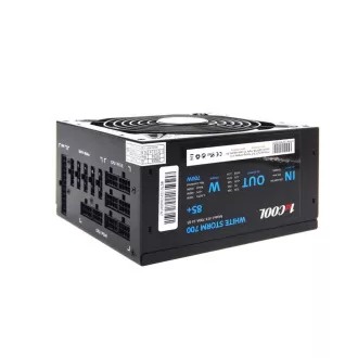 1stCOOL tápegység 700W WHITE STORM 700, APFC, 85 , moduláris, ATX