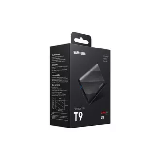 Samsung T9 külső SSD - 2TB - Fekete