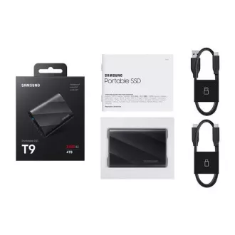 Samsung T9 külső SSD - 4 TB - Fekete