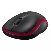 Logitech Wireless Mouse M185, piros