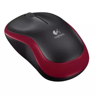 Logitech Wireless Mouse M185, piros