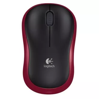 Logitech Wireless Mouse M185, piros
