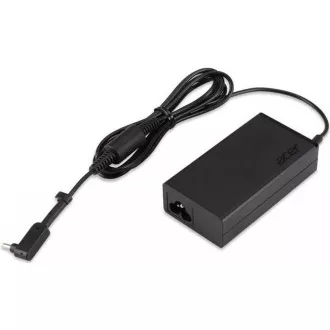 Acer Adapter 65W_3PHY BLK ADAPTER - EU TÁPKÁBEL (KERESKEDELMI CSOMAG) Chromebookhoz, S7, V13 és SW5 + 173