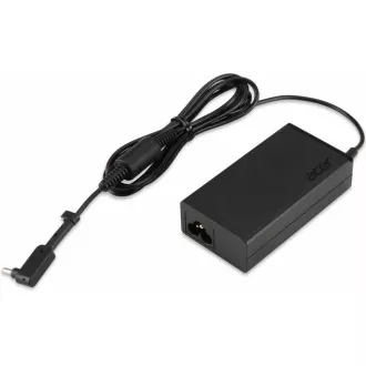 ACER 45W_USB Type C adapter, fekete - USB C-vel rendelkező eszközökhöz, EU TÁPKÁBEL (RETAIL PACK)