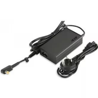 Acer 65W_5.5PHY 19V ADAPTER, FEKETE EU ÉS UK TÁPKÁBEL - AC adapterrel rendelkező készülékekhez 65W 5.5phy