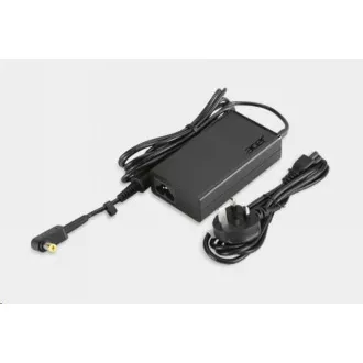 Acer 65W_5.5PHY 19V ADAPTER, FEKETE EU ÉS UK TÁPKÁBEL - AC adapterrel rendelkező készülékekhez 65W 5.5phy