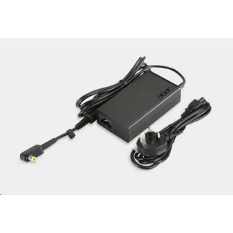 Acer 65W_5.5PHY 19V ADAPTER, FEKETE EU ÉS UK TÁPKÁBEL - AC adapterrel rendelkező készülékekhez 65W 5.5phy