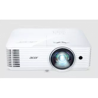ACER projektor S1386WH, DLP, ShortThrow, WXGA, 3600lm, 20000/1, HMDI, 3,1 kg, élő. lámpák 4000 óra