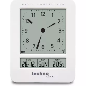 TechnoLine WT 745W - Ébresztőóra analóg LCD kijelzővel és hőmérővel