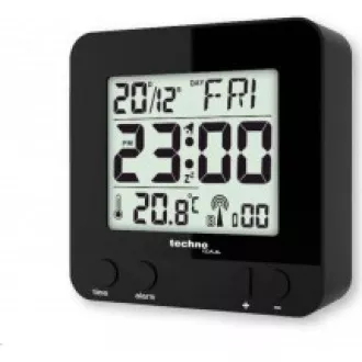 TechnoLine WT 235BK digitális ébresztőóra, fekete színben TechnoLine WT 235BK digitális ébresztőóra, fekete színben