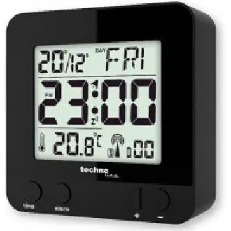 TechnoLine WT 235BK digitális ébresztőóra, fekete színben TechnoLine WT 235BK digitális ébresztőóra, fekete színben