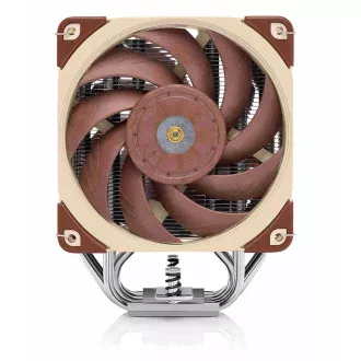 NOCTUA CPU-hűtő NH-U12A, 2x 120mm, LGA1851, AM5, barna/ezüst
