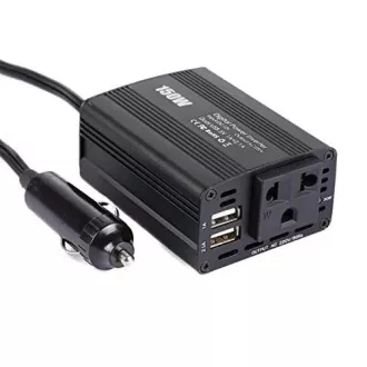EUROCASE feszültség átalakító AC/DC, 12V/220V, 150W, USB, autós csatlakozóval EUROCASE feszültség átalakító AC/DC, 12V/220V, 150W, USB, autós csatlakozóval