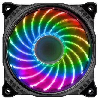 EUROCASE RGB ventilátor 120mm (FullControl spot Led)