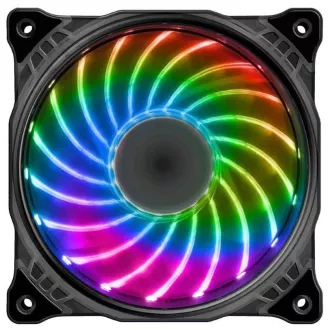 EUROCASE RGB 120mm-es ventilátor (Turbine blade, FullControl Led)