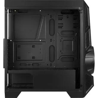 AEROCOOL AeroEngine RGB, Mid tower, 1x USB 3.0, 2x USB 2.0, 2x audio, tápegység nélkül