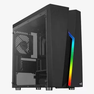 AEROCOOL tok Bolt Mini, Micro torony, 1x USB 3.0, 2x USB 2.0, 2x audio, tápegység nélkül AEROCOOL tok Bolt Mini, Micro torony, 1x USB 3.0, 2x USB 2.0, 2x audio, tápegység nélkül