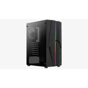 AEROCOOL Mecha tok, Mid tower, 2x USB 3.0, 2x audio, tápegység nélkül