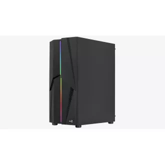AEROCOOL Mecha tok, Mid tower, 2x USB 3.0, 2x audio, tápegység nélkül