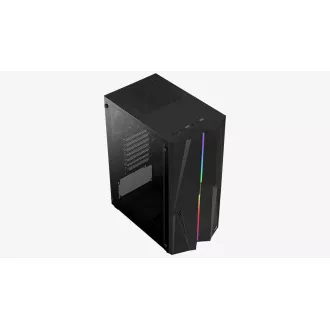 AEROCOOL Mecha tok, Mid tower, 2x USB 3.0, 2x audio, tápegység nélkül