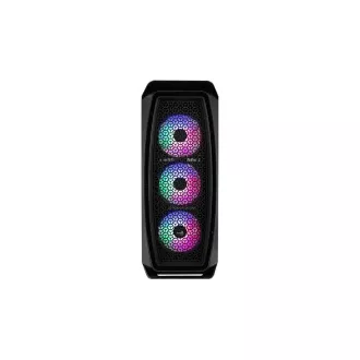 AEROCOOL Aero One Frost ML G, Mid tower, 2x USB 3.0, 2x audio, 4x 120mm-es RGB ventilátor, tápegység nélkül