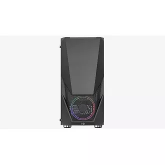 AEROCOOL tok Zauron Saturn FRGB ML G, Mid tower, 2x USB 3.0, 2x audio, 1x 120mm-es FRGB ventilátor, tápegység nélkül