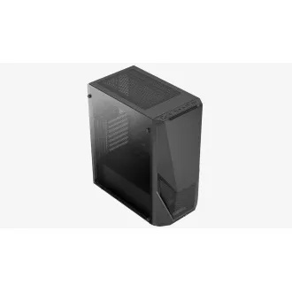 AEROCOOL tok Zauron Saturn FRGB ML G, Mid tower, 2x USB 3.0, 2x audio, 1x 120mm-es FRGB ventilátor, tápegység nélkül