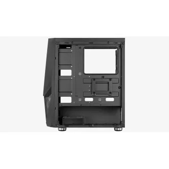 AEROCOOL tok Zauron Saturn FRGB ML G, Mid tower, 2x USB 3.0, 2x audio, 1x 120mm-es FRGB ventilátor, tápegység nélkül