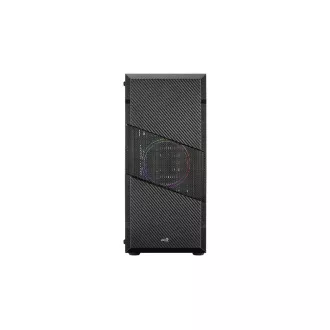 AEROCOOL tok Menace Saturn FRGB ML G, Mid tower, 2x USB 3.0, 2x audio, 1x 120mm-es FRGB ventilátor, tápegység nélkül